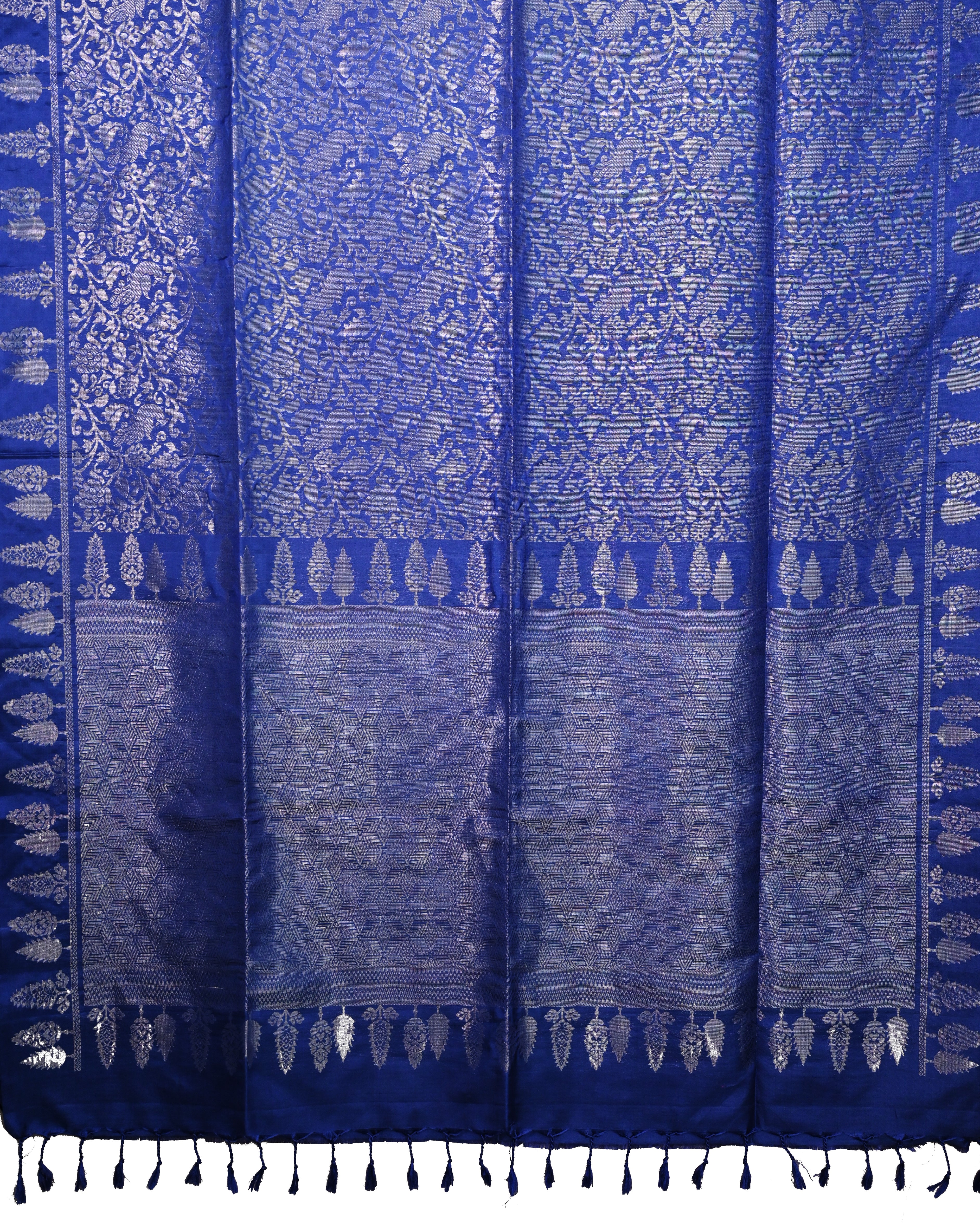 Coimbatore Soft Silk Blue Jacquard Saree