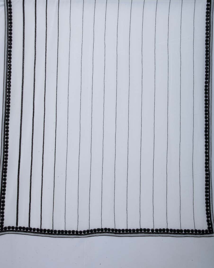 CrepeGeorgetteWhiteandBlackEmbroiderySareeCG010_2