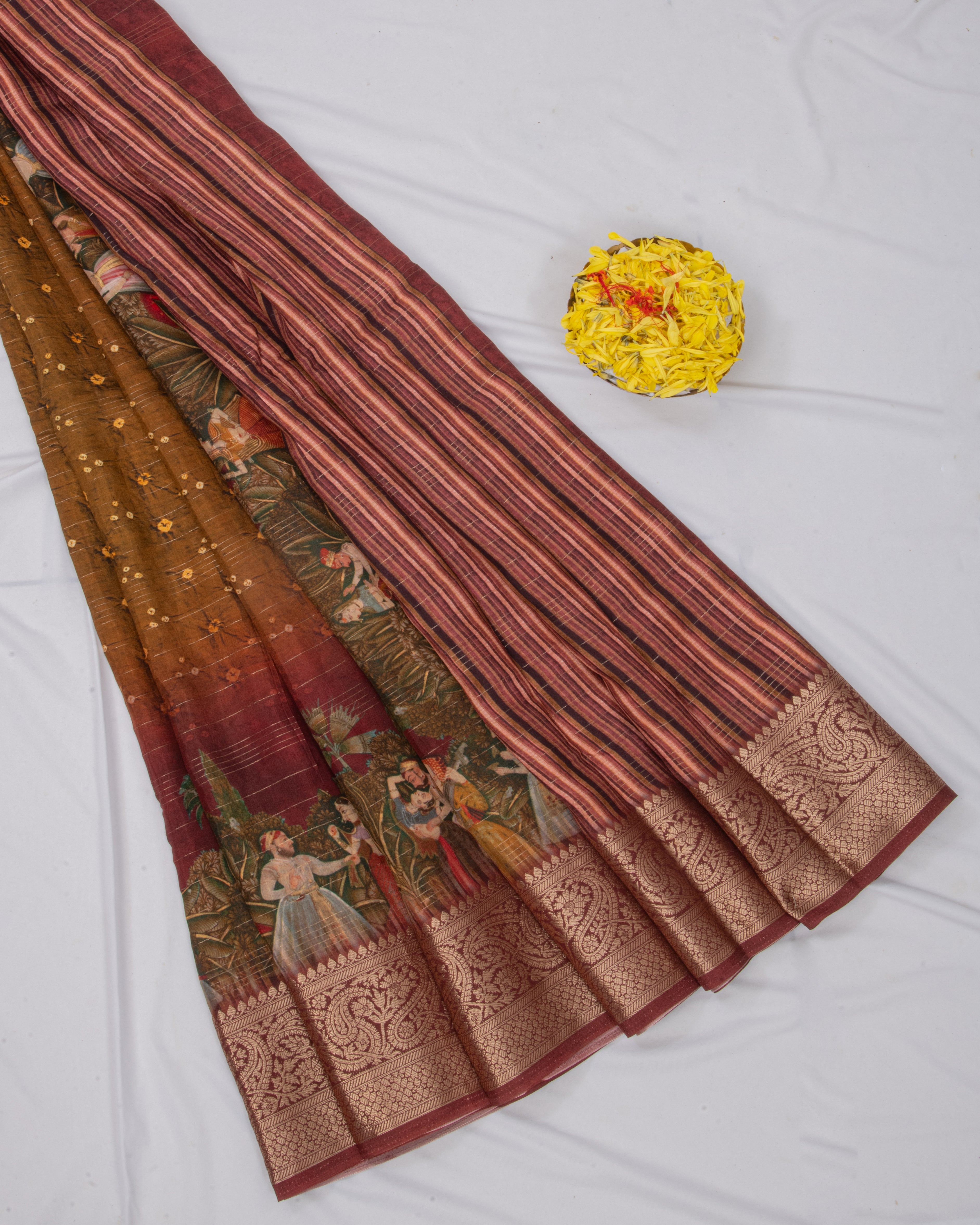 DolaSilkMustardBandhiniPrintSareeCopyofDC06_1