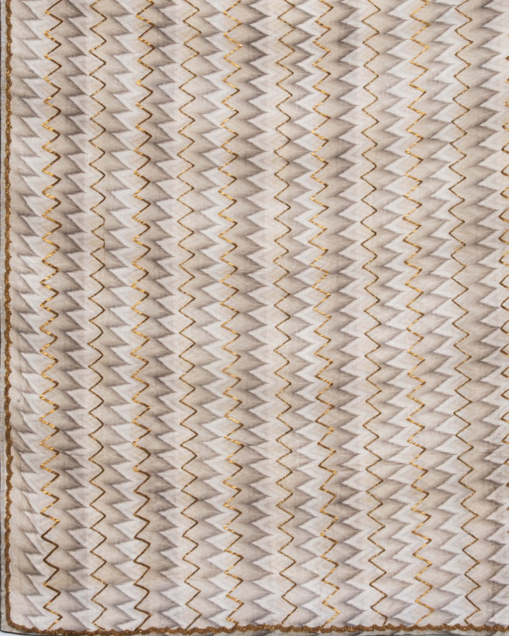 LargeCrepeGeorgetteMustardYellowPearlEmbroiderySaree