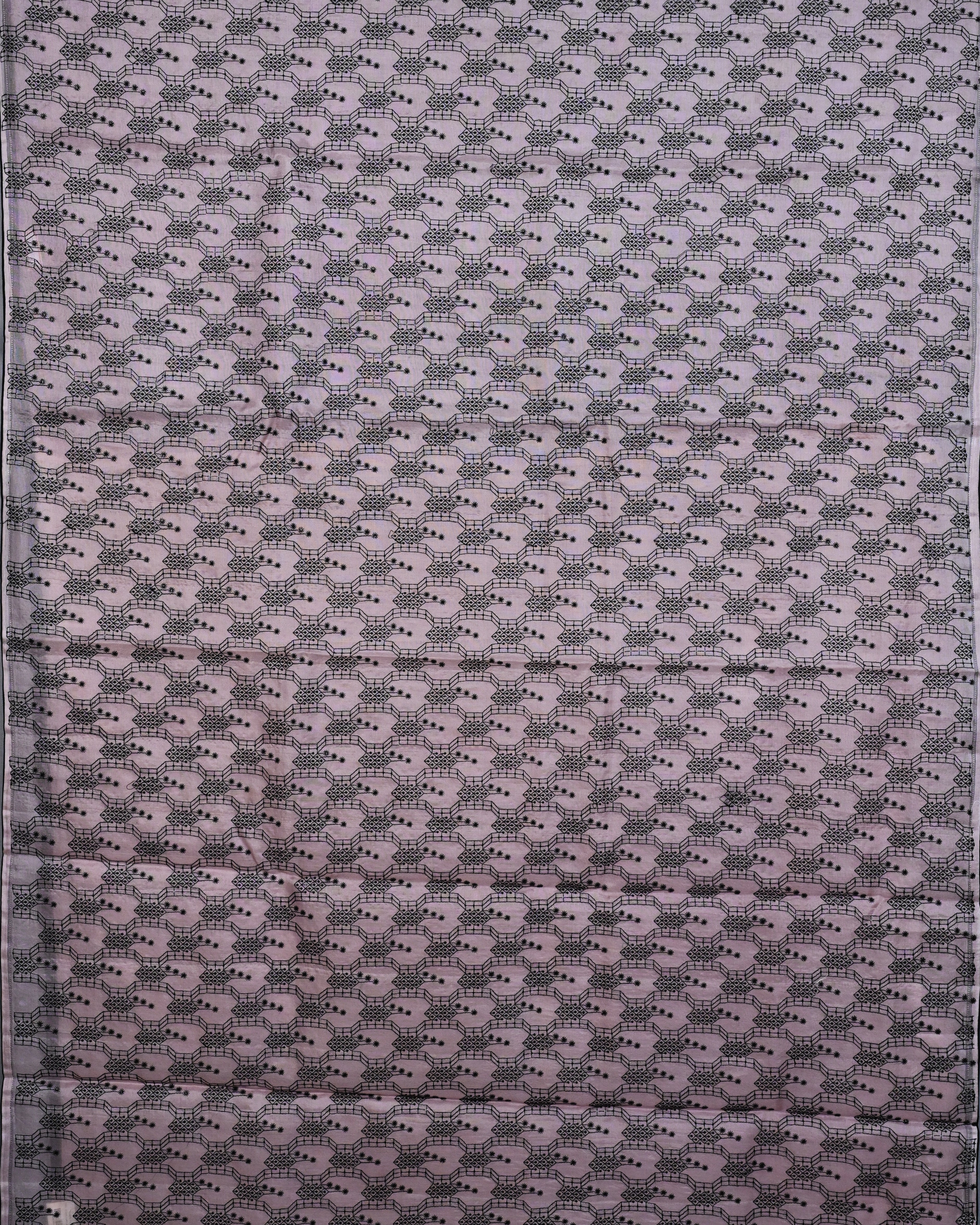 Organza Light Onion Pink Saree