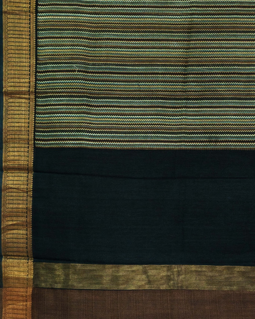 SachiparPrintTealBlueZigZagSareeGroup30Large