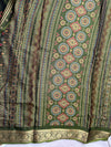 Olive Green Silk Saree