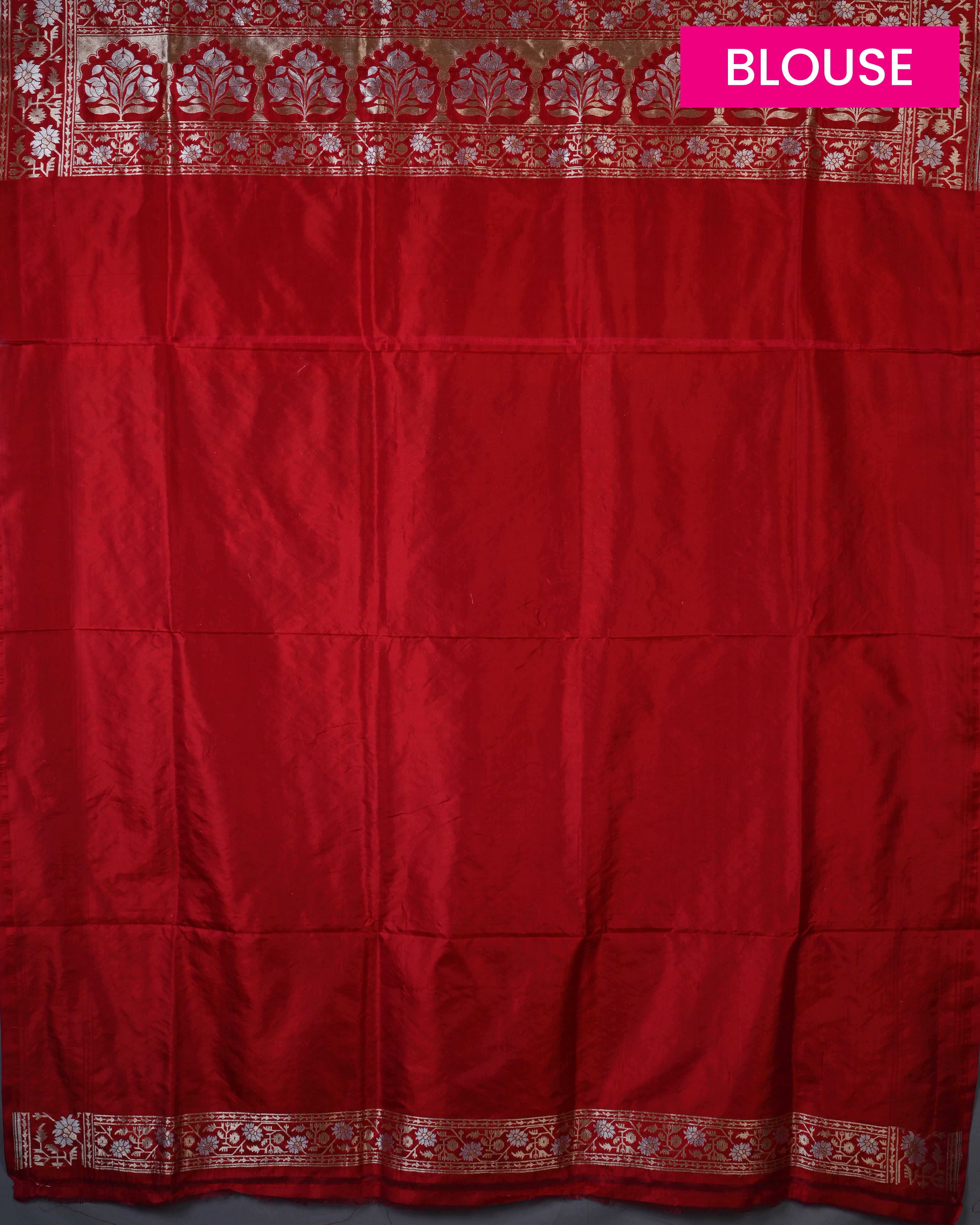 Banarasi Silk Chilly Red Saree