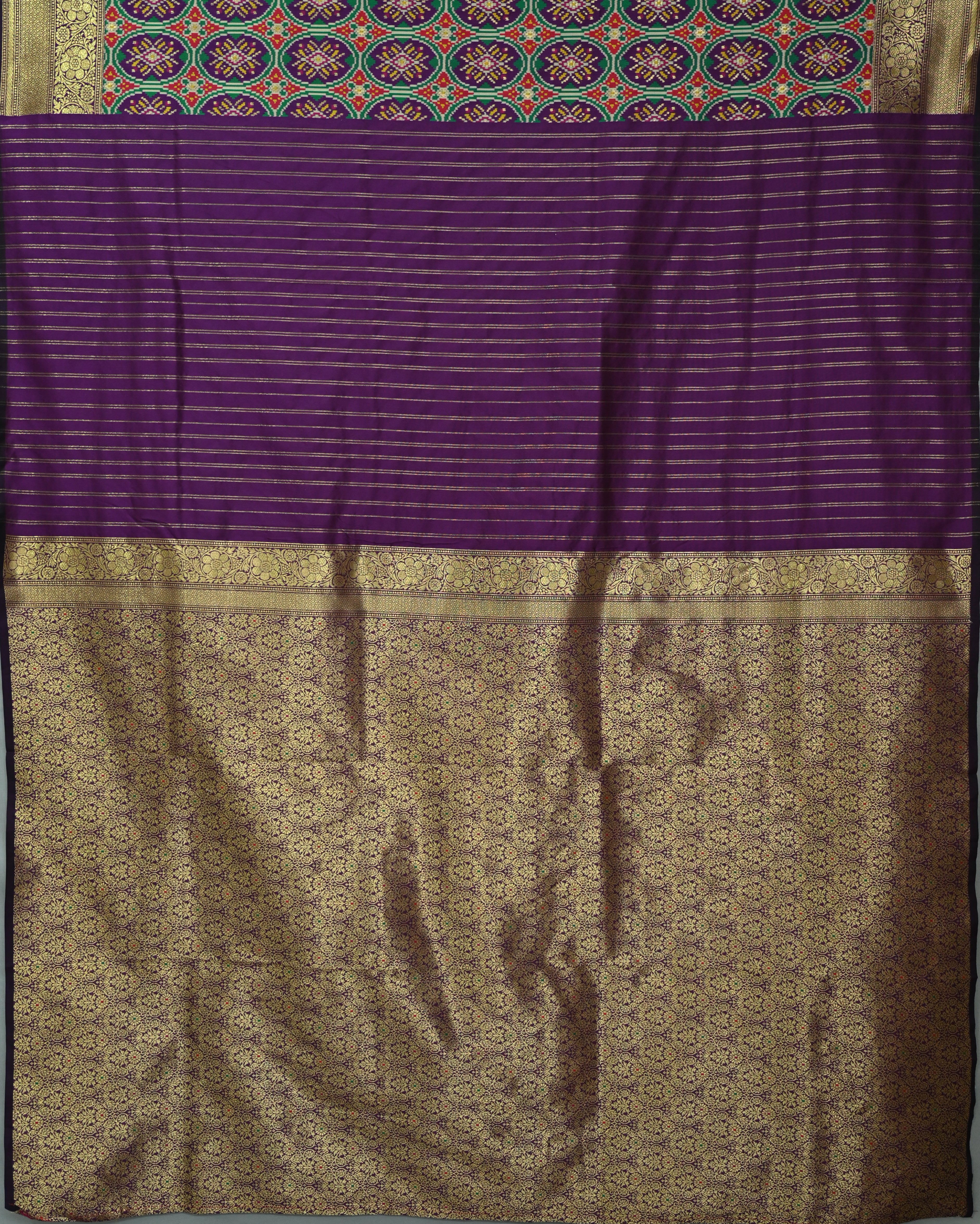 Banarasi Silk Purple Patola Saree