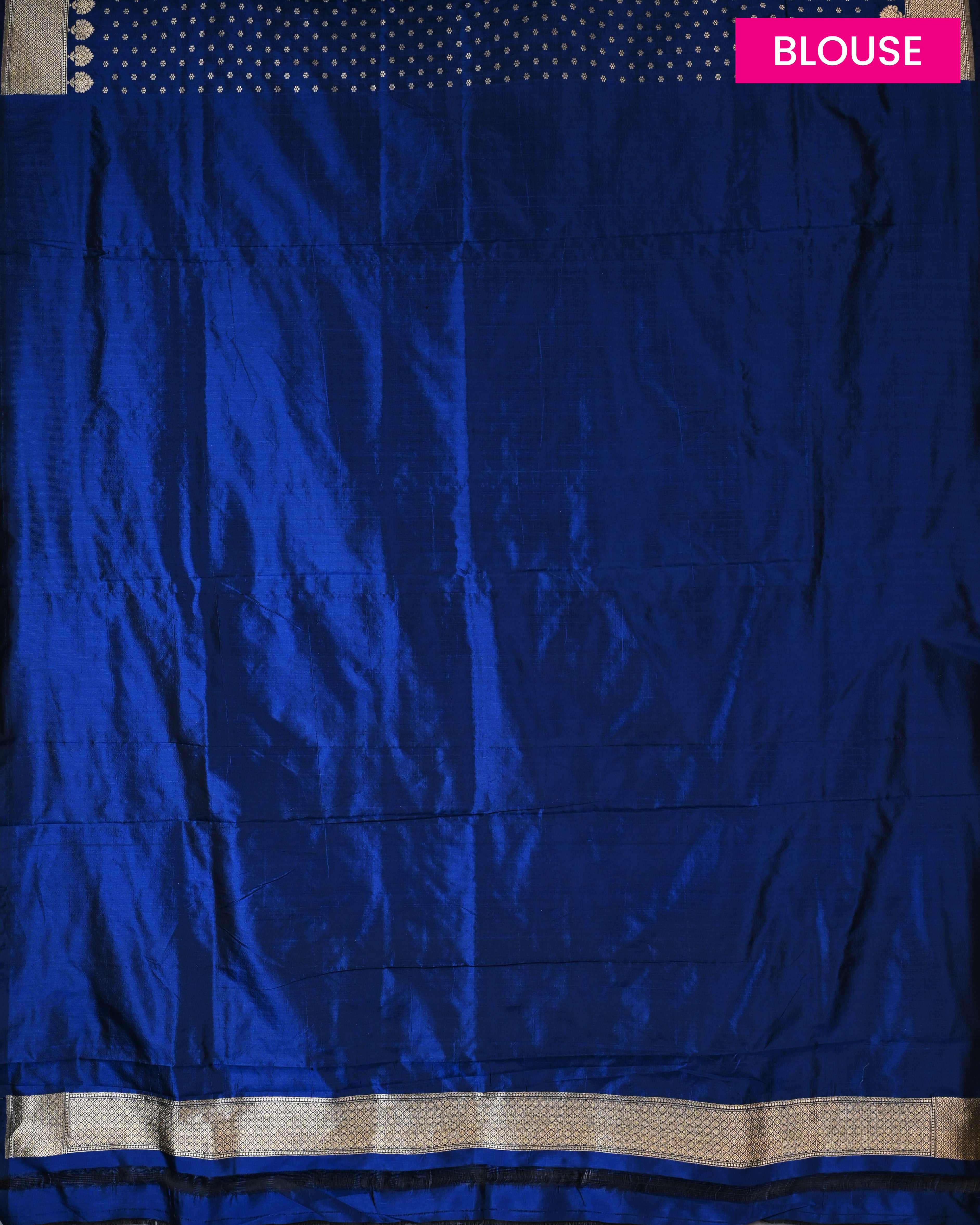 Banarasi Silk Royal Blue Buta Saree