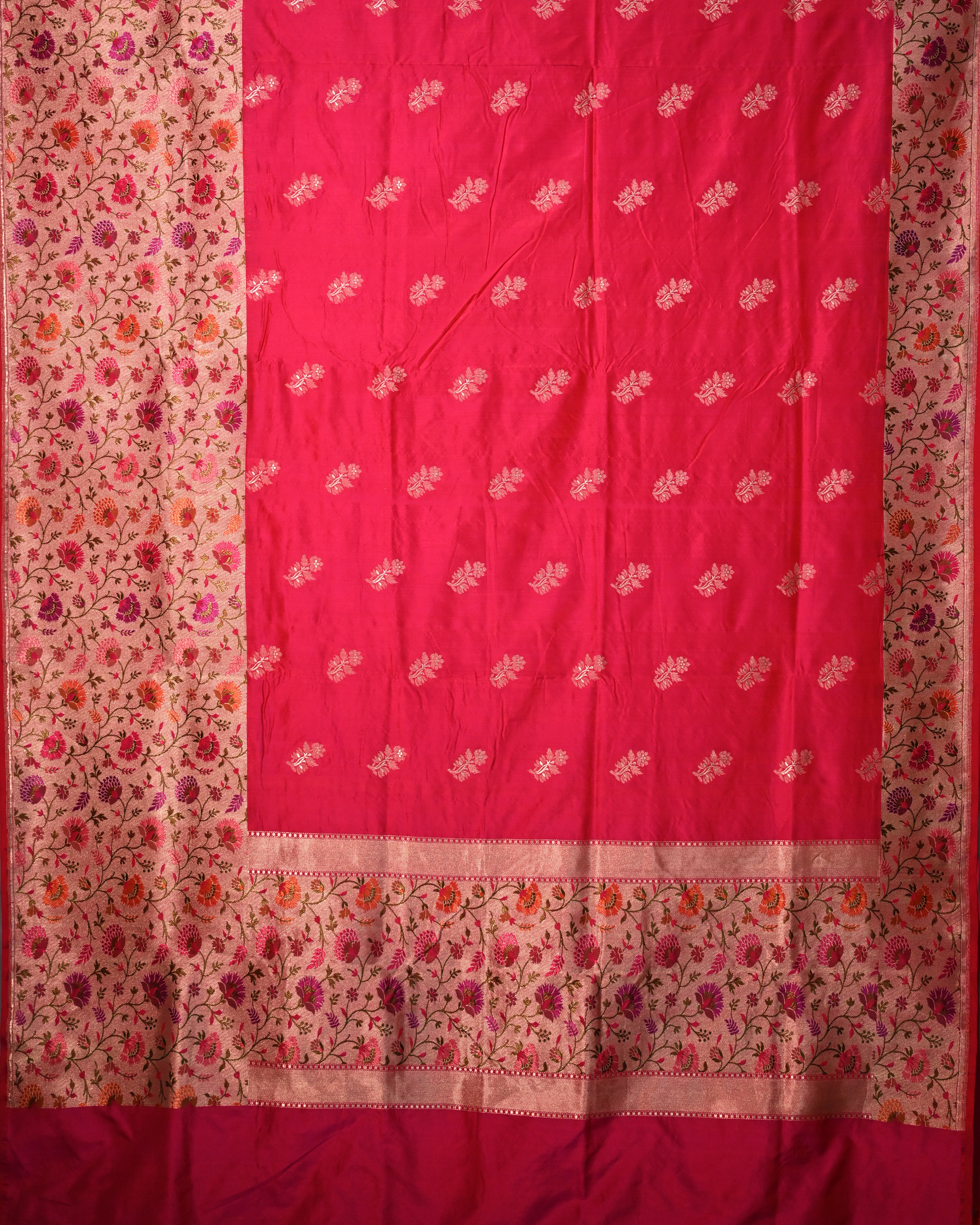 Banarasi Katan Silk Pink Paithani Saree