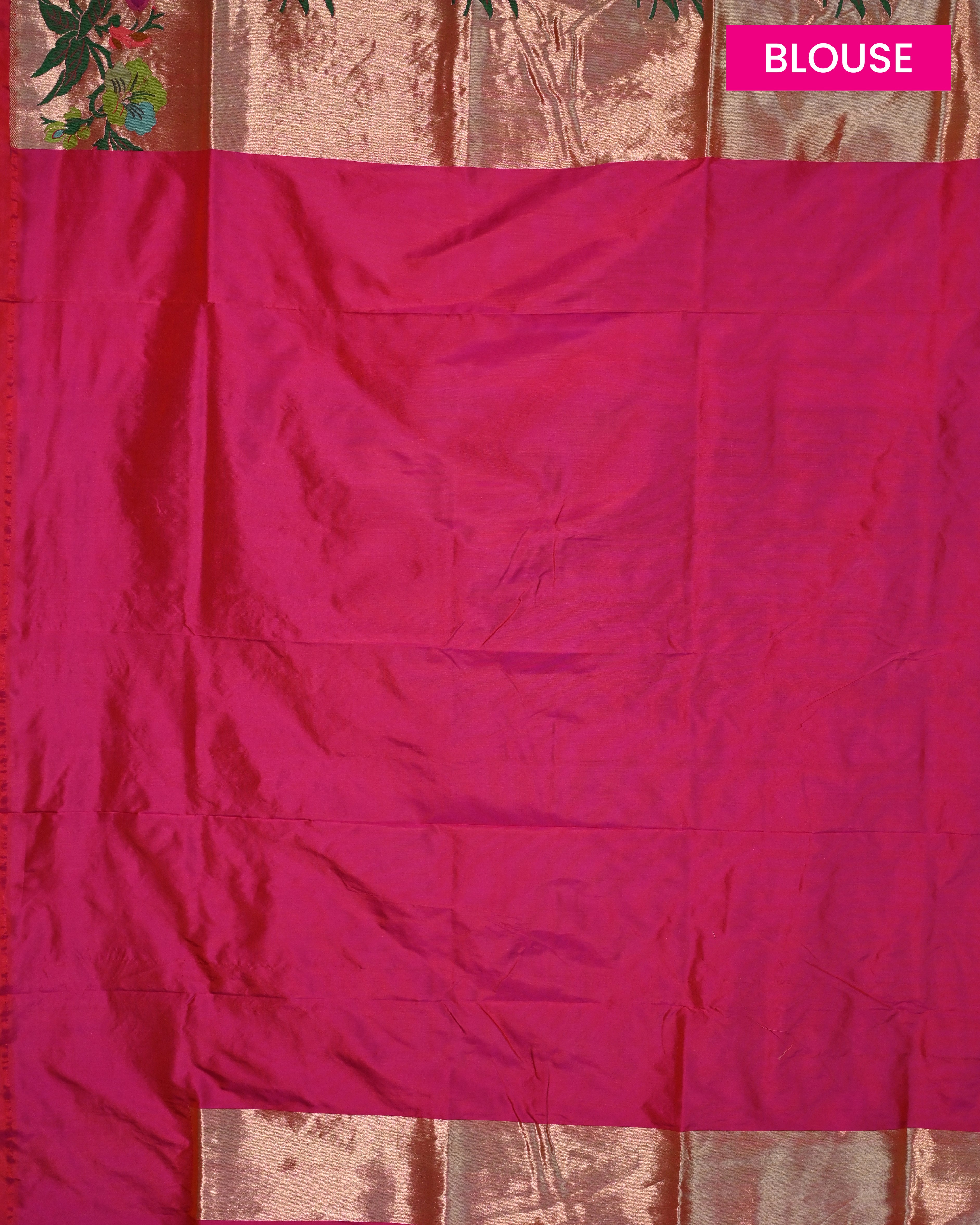 Banarasi Katan Silk Pink Paithani Saree