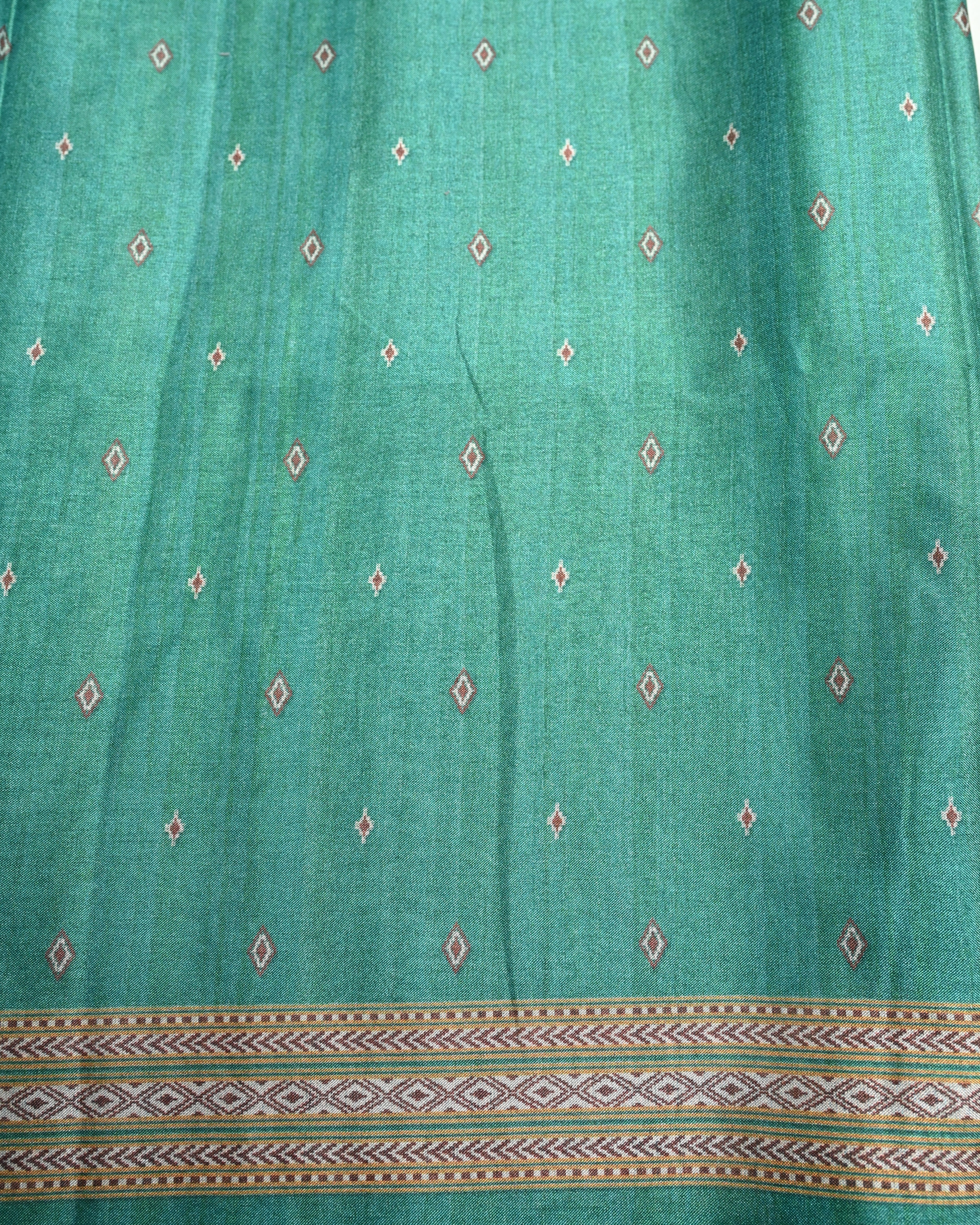 Bhagalpuri Pichiwai Digital Print Pink Saree