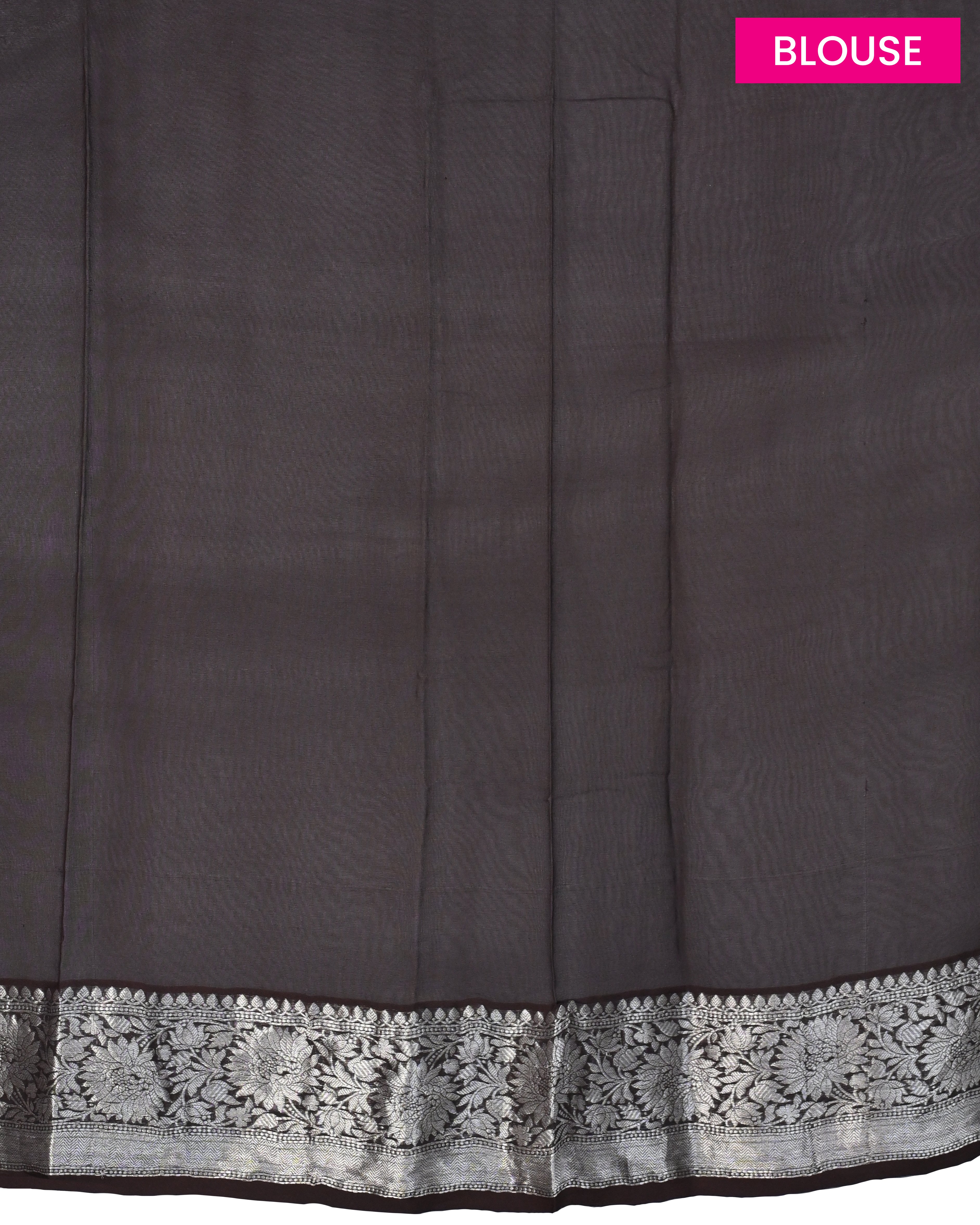Banarasi Chiffon Brown Buta Saree