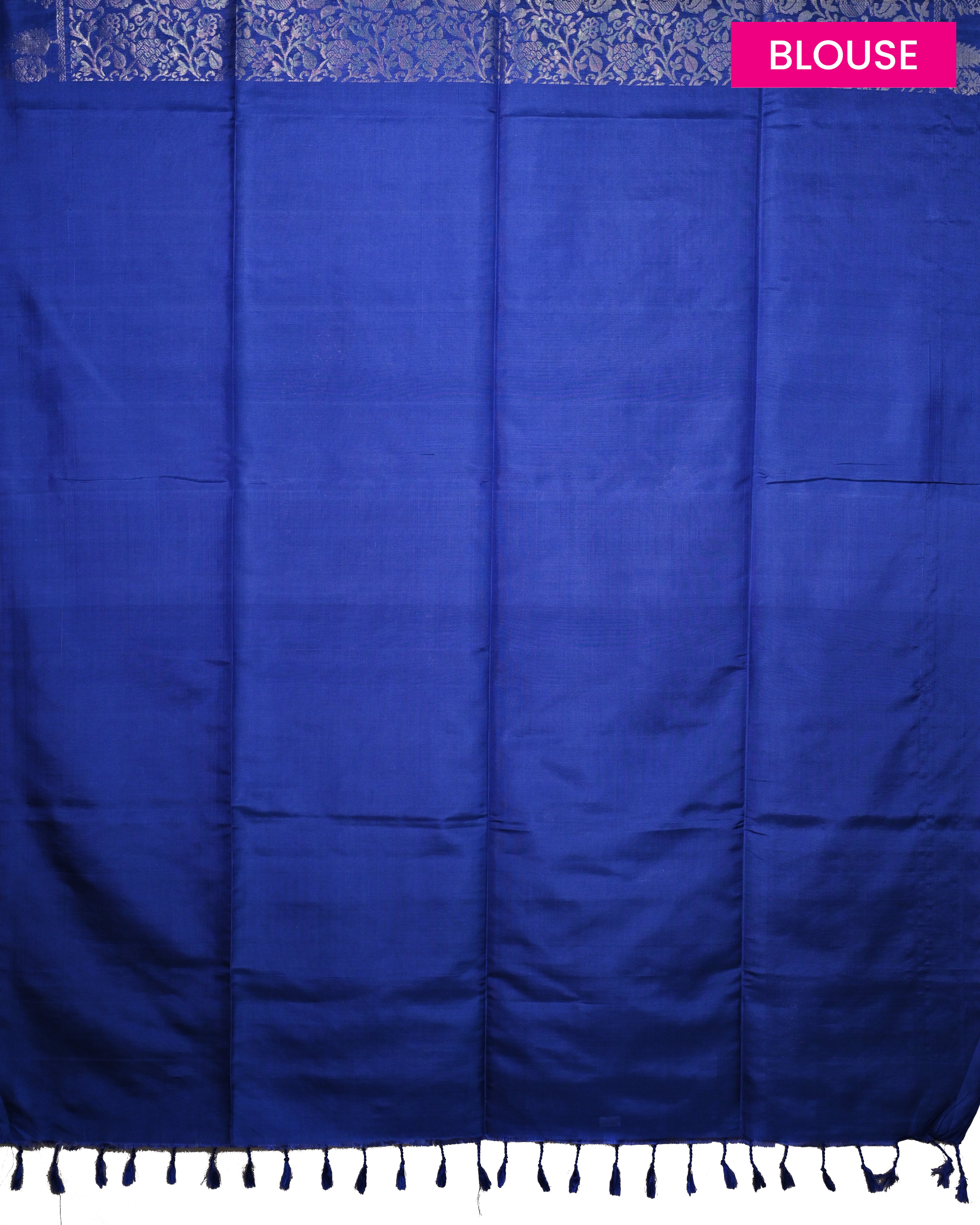 Coimbatore Soft Silk Blue Jacquard Saree