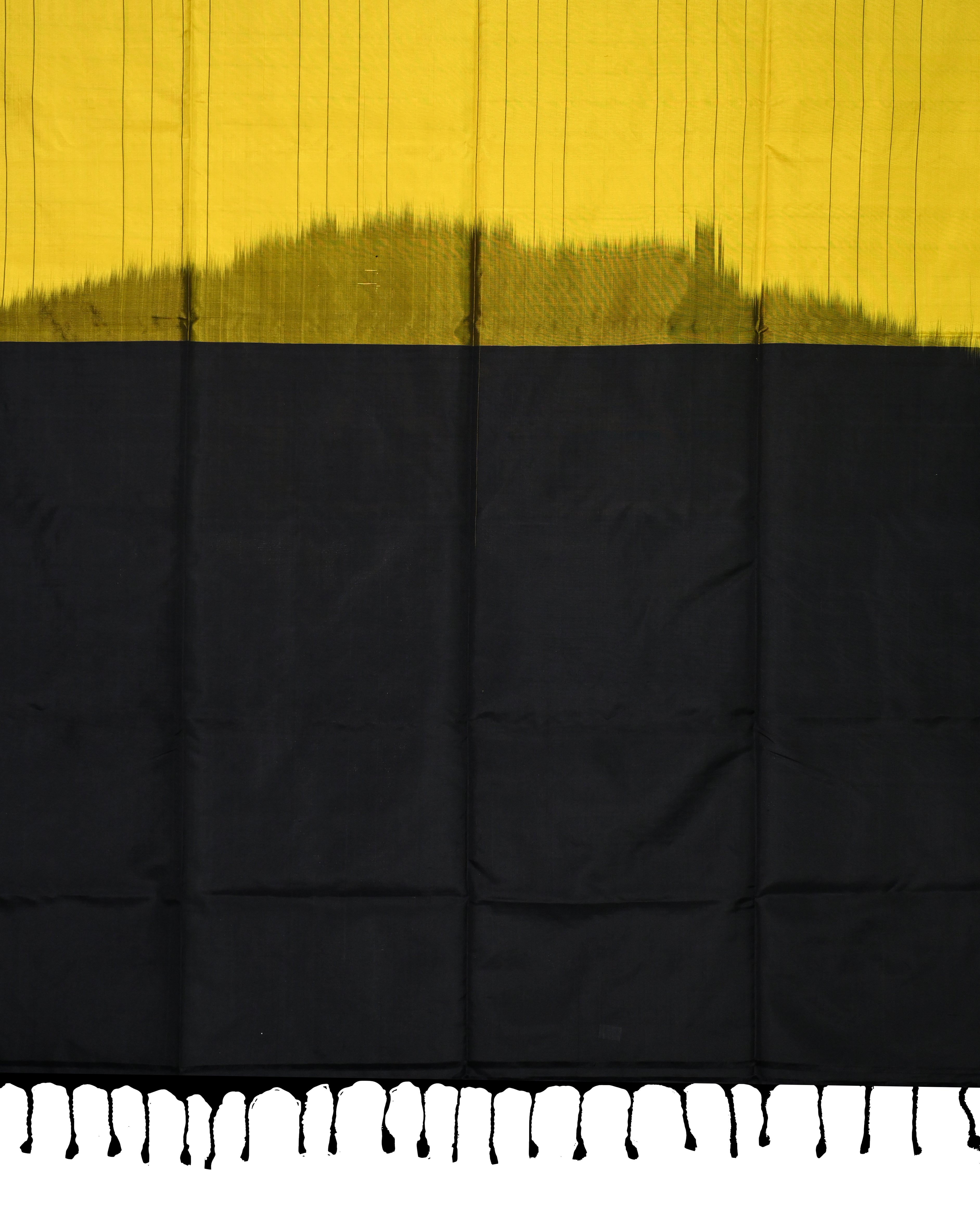 Coimbatore Soft Silk Lemon Yellow Checks Saree