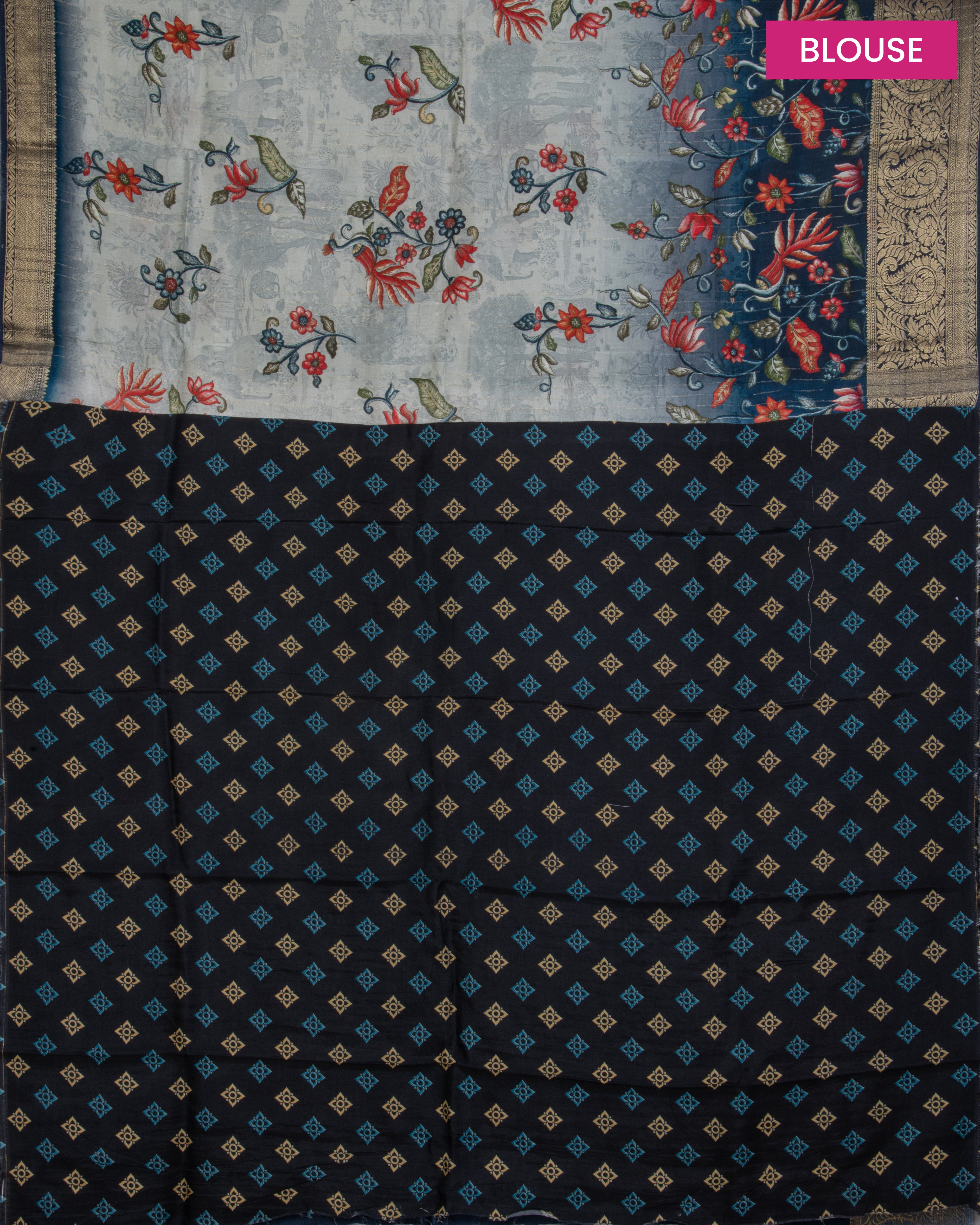 DolaSilkInkBlueFloralSareeCopyofDC03_4