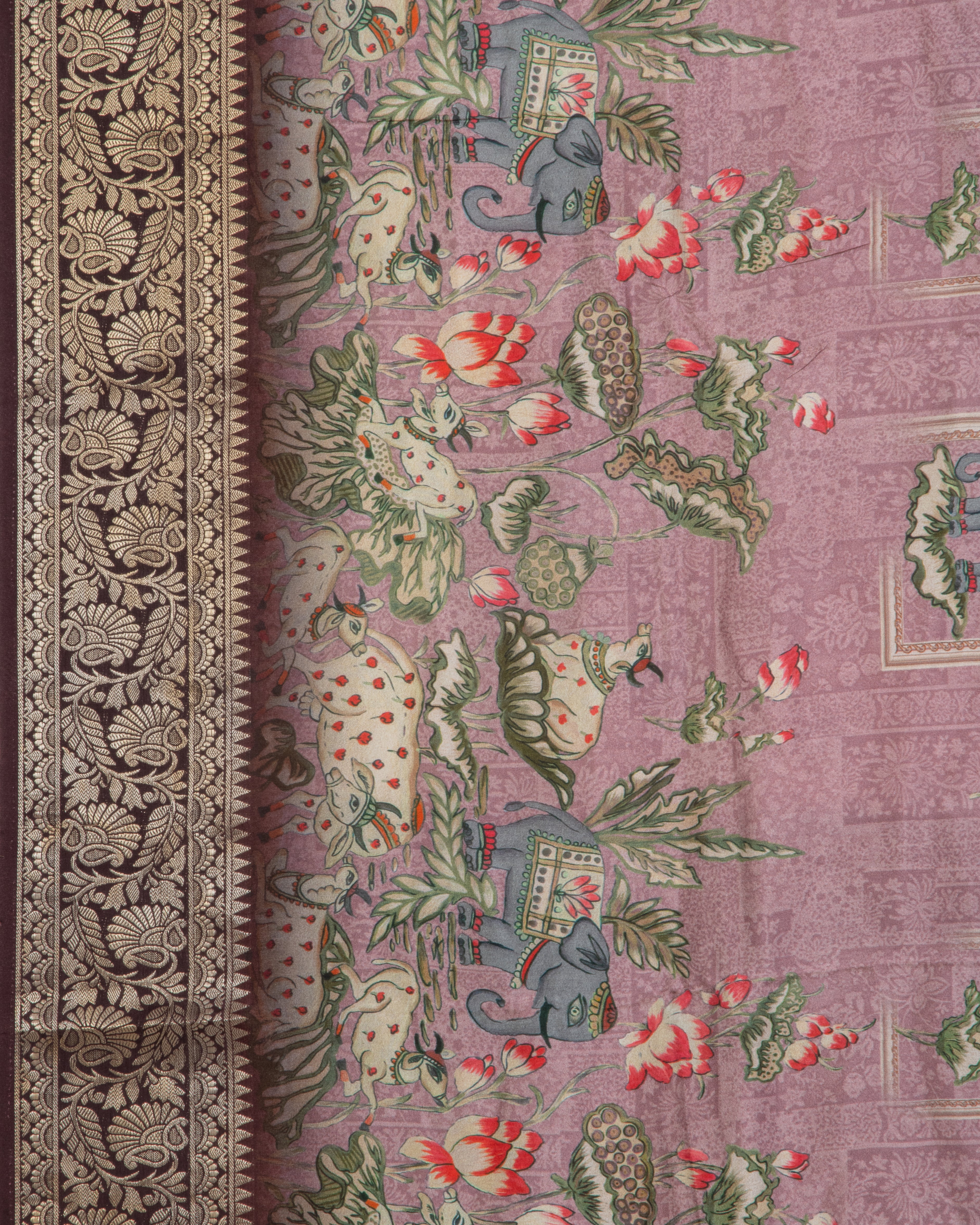 DolaSilkLightPurplePichawiSaree-3