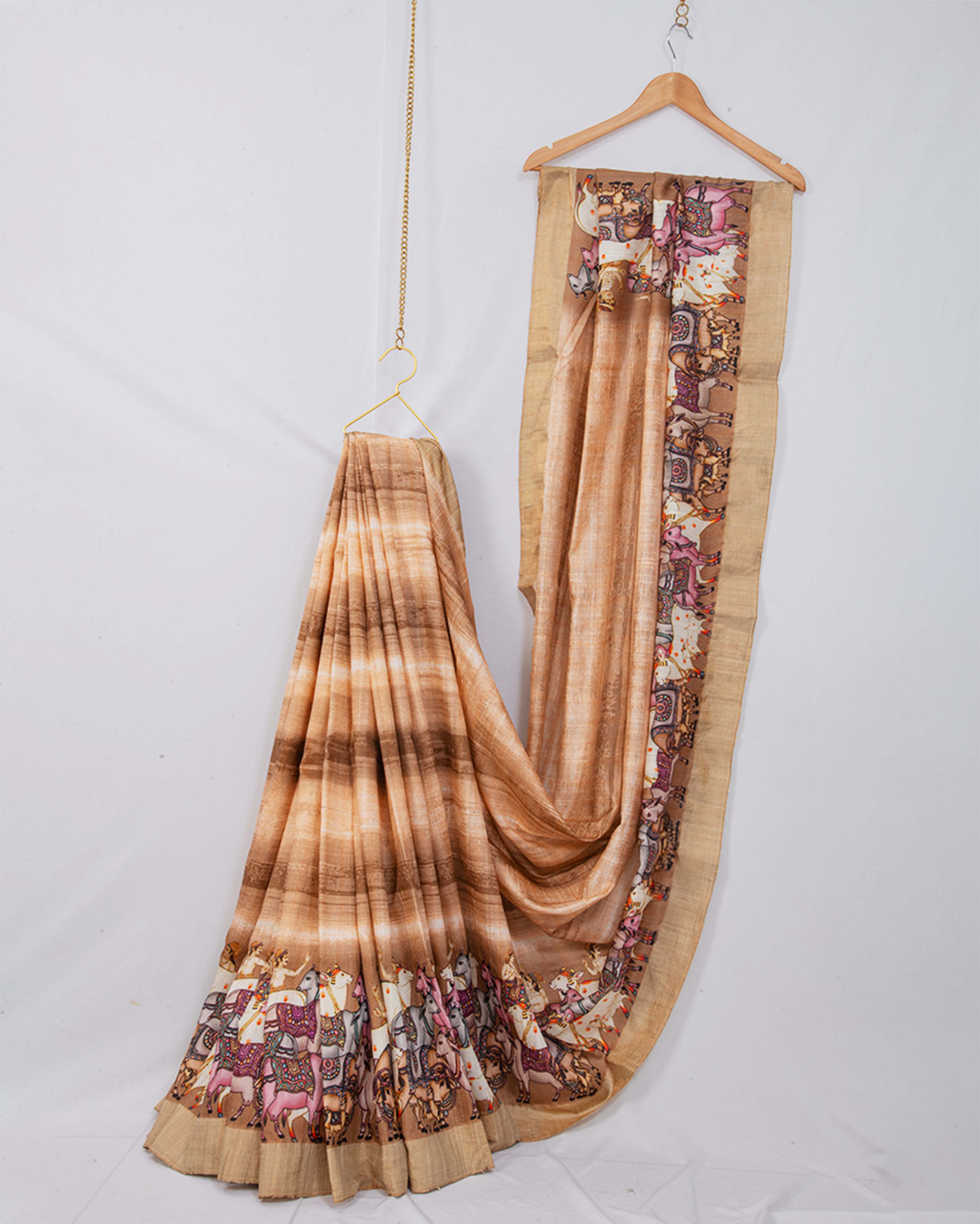 DupionSilkPichwaiPrintPeachSareeCopyofDS002_1