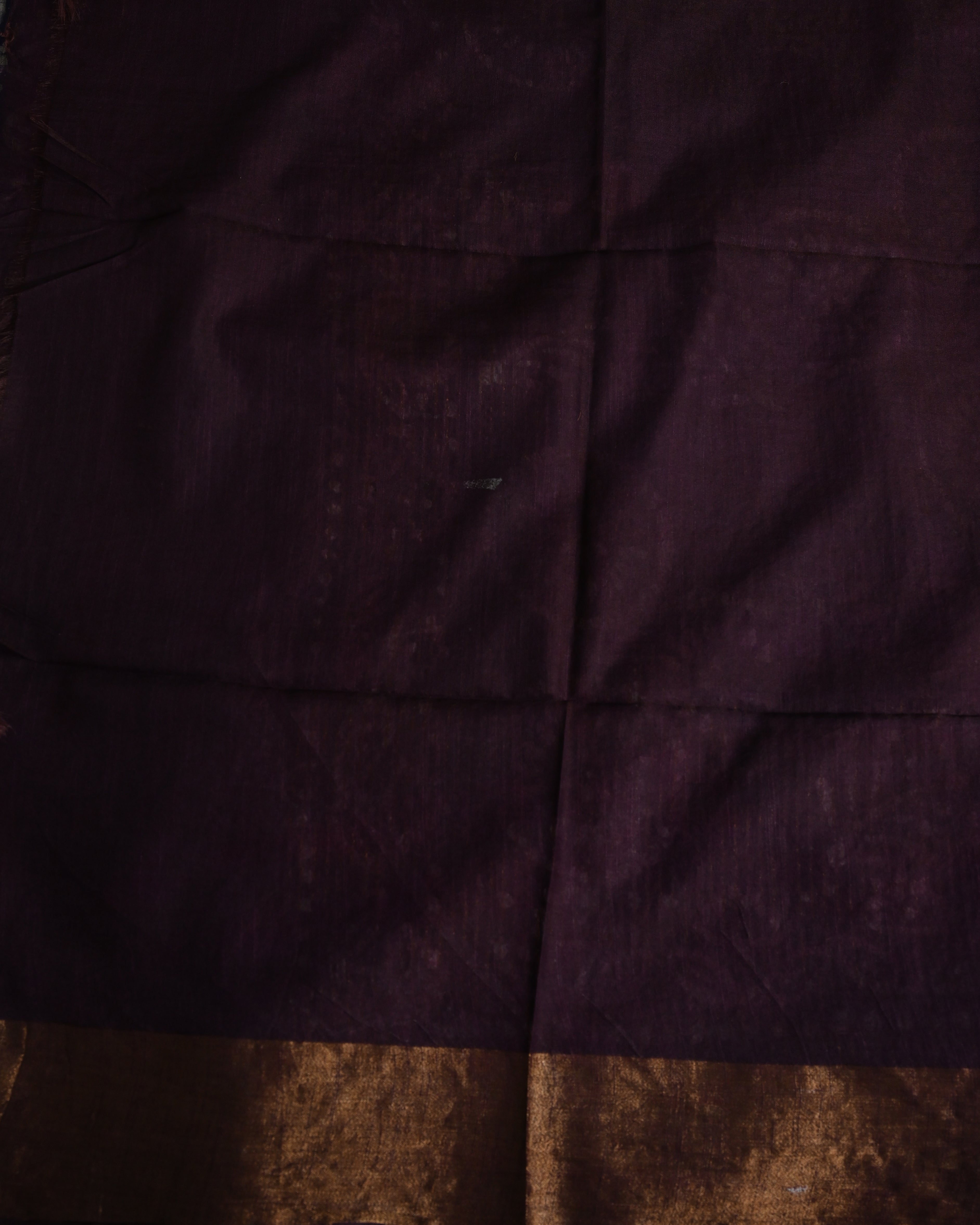 Khadi Silk Bathik Floral Print Saree