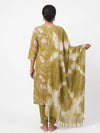 Light Moss Green 3 Piece Kurti Set