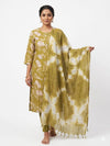 Light Moss Green 3 Piece Kurti Set