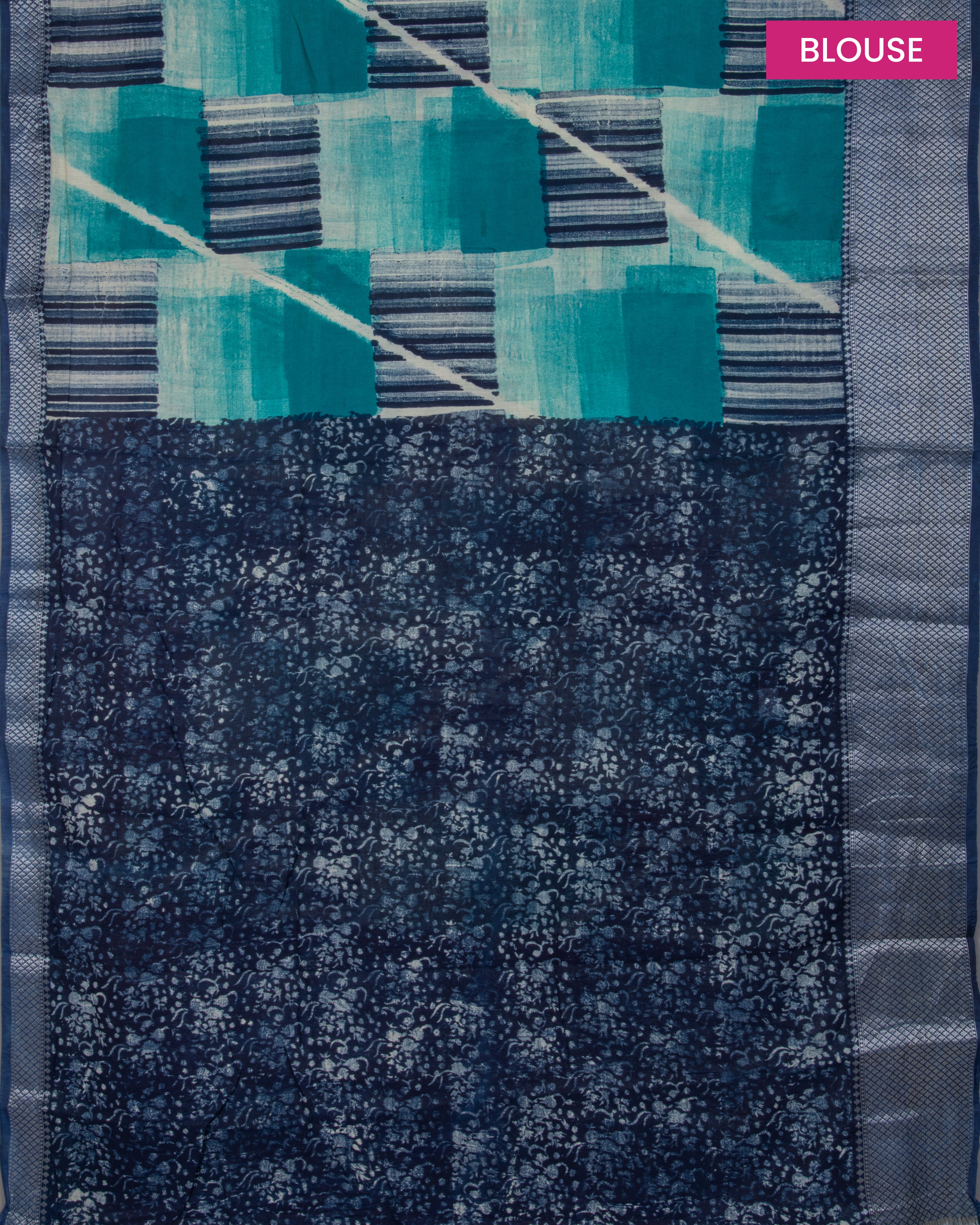 MaheswariSilkSeaGreenGeometricPrintSareeCopyofCS017_4