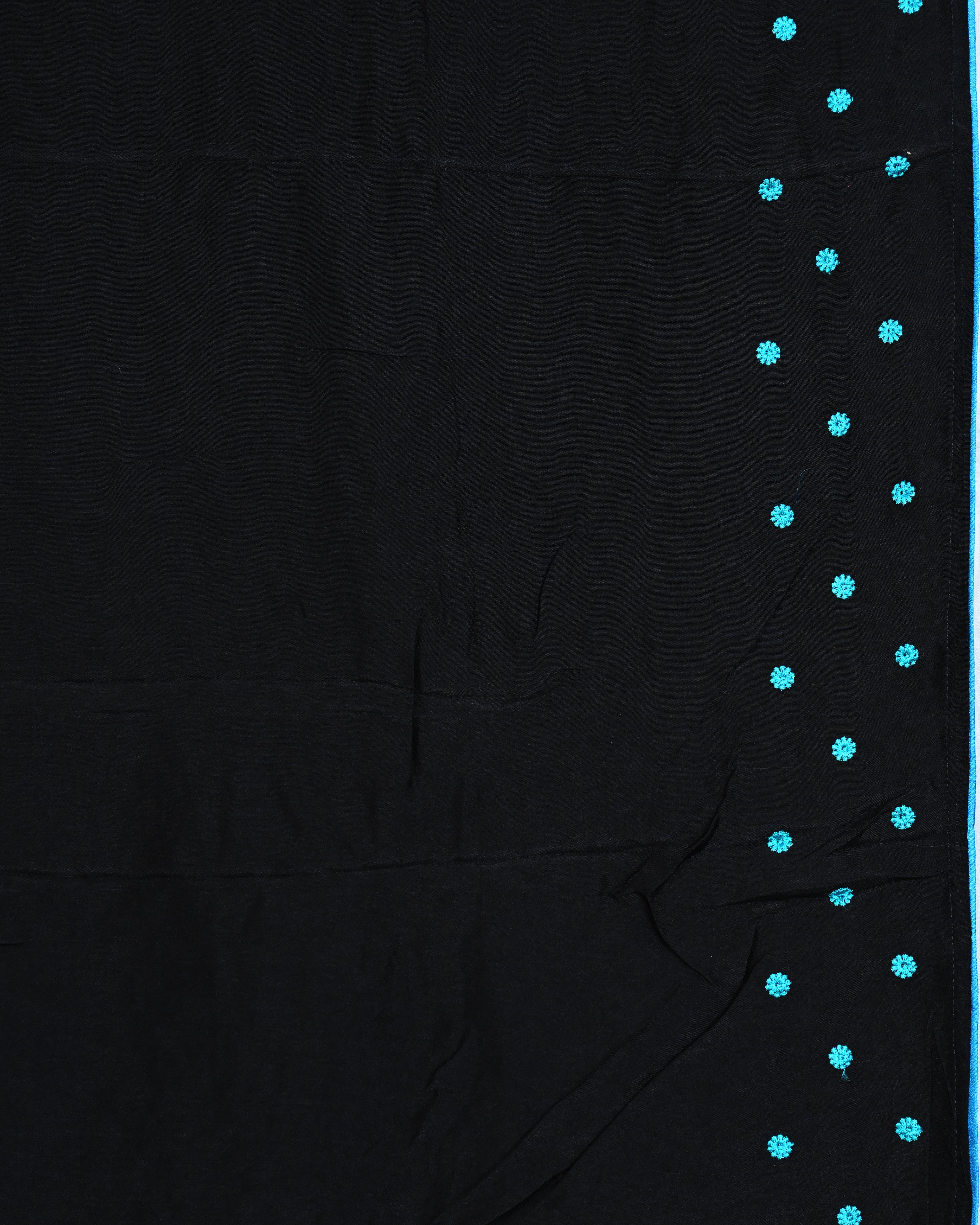 Organza Black Buta Saree