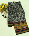 Chanderi Ajrakh Print Saree - Main Page