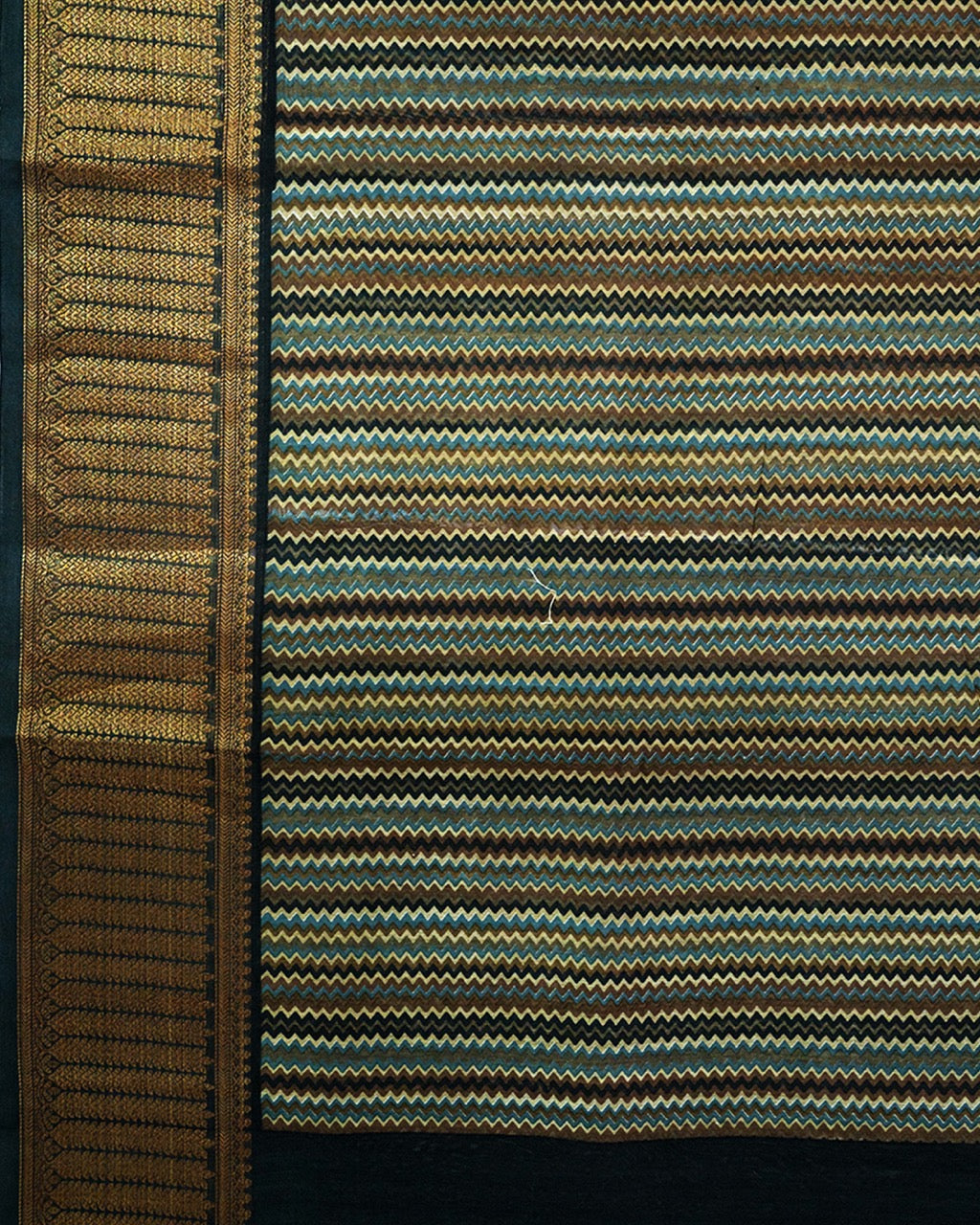 SachiparPrintTealBlueZigZagSareeGroup28Large