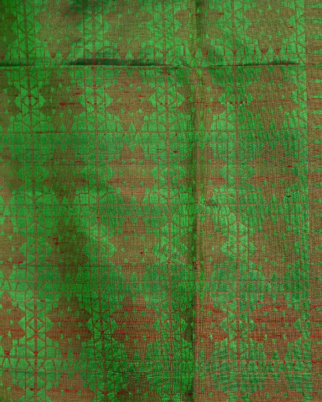 SoftSilkGreenButaSaree_1