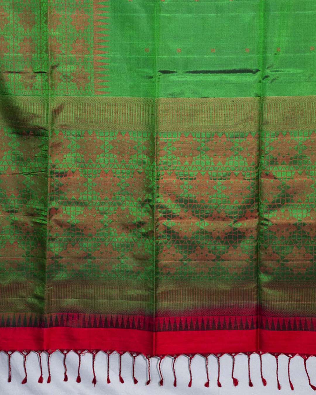 SoftSilkGreenButaSaree_2