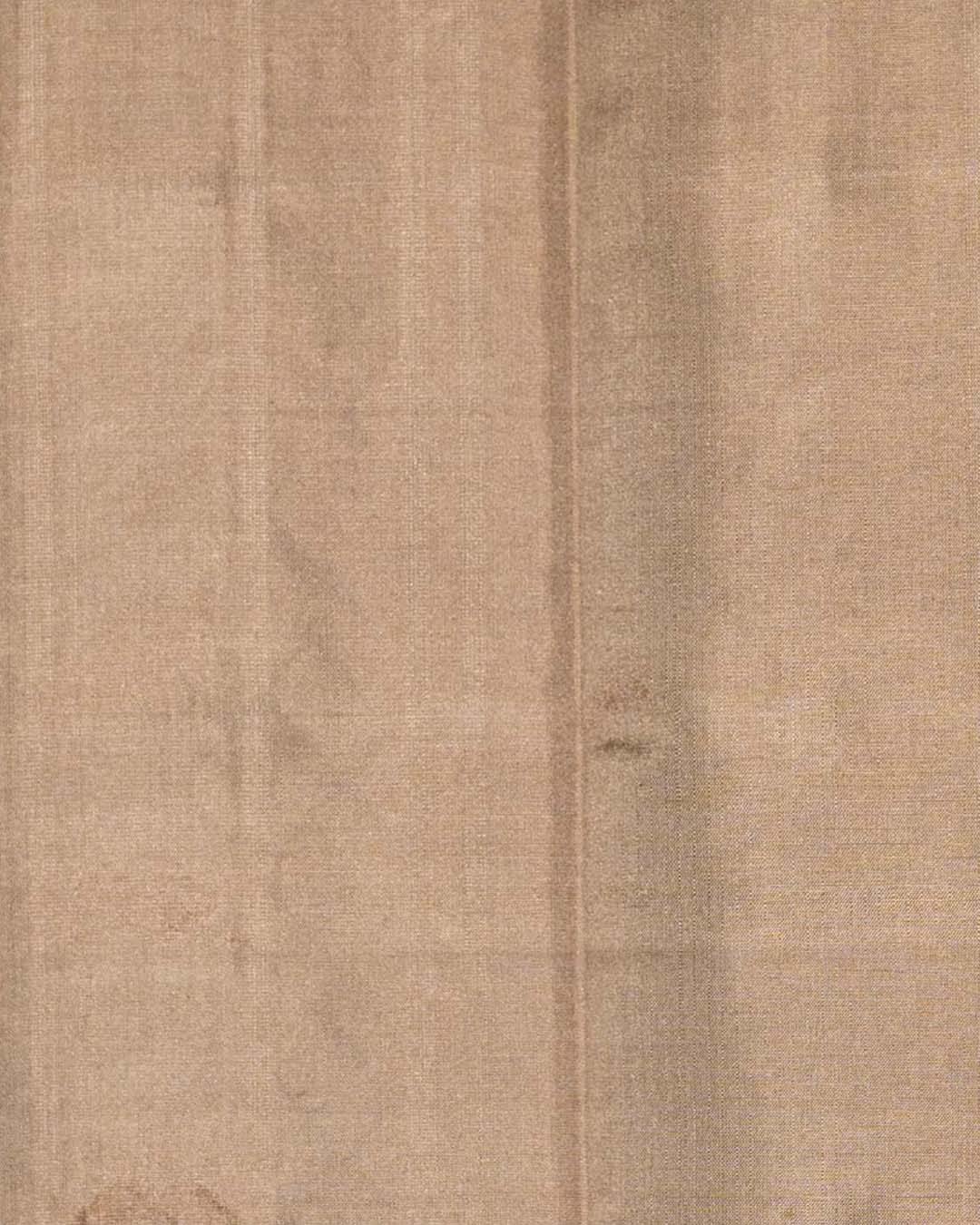 SoftSilkSilverZarilightbrownStripeSaree_1