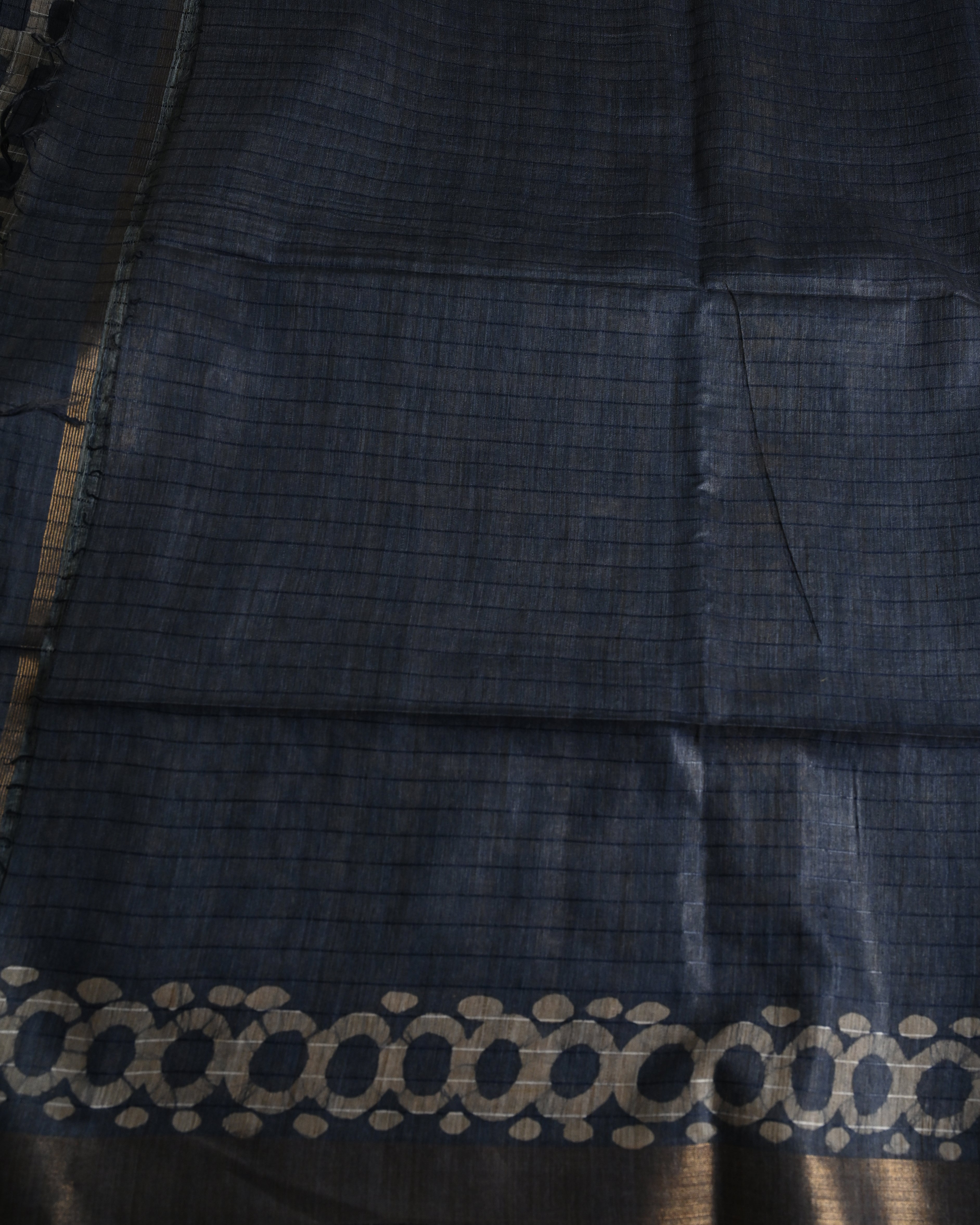 Tussar Silk Bathik Print Saree