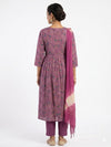 Light Magenta 3 Piece Kurti Set