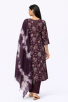 Purple  3 Piece Kurti Set